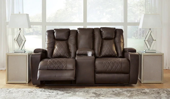 Mancin Chocolate Reclining Living Room Set