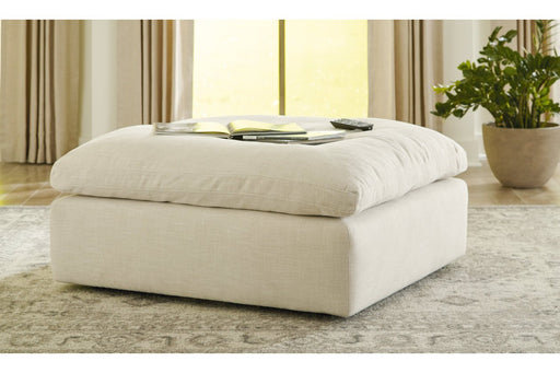 Tanavi Linen Oversized Accent Ottoman - Lara Furniture