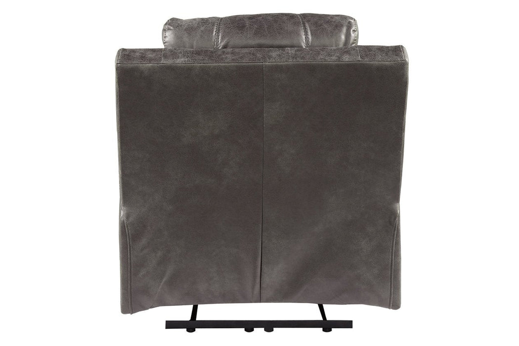 Erlangen Midnight Power Recliner - Lara Furniture