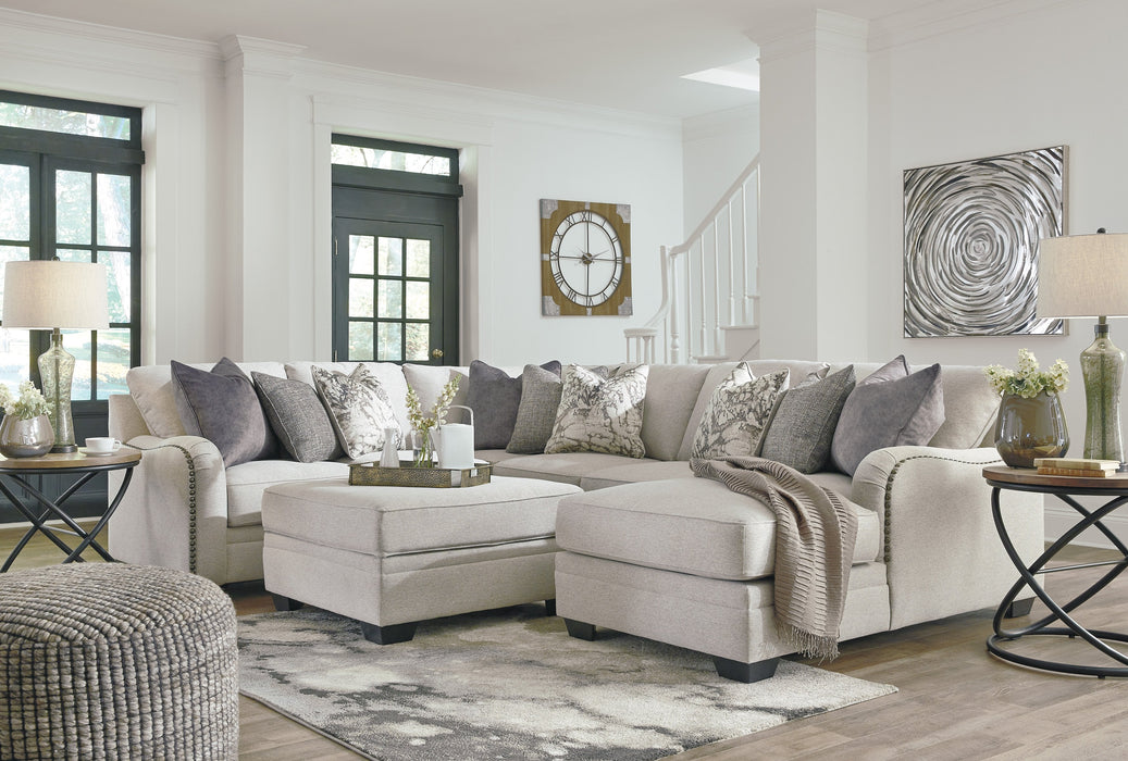 Dellara Chalk RAF Sectional - Lara Furniture