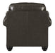Lawthorn Slate Leather Chair - Lara Furniture