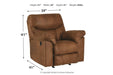 Boxberg Bark Recliner - Lara Furniture