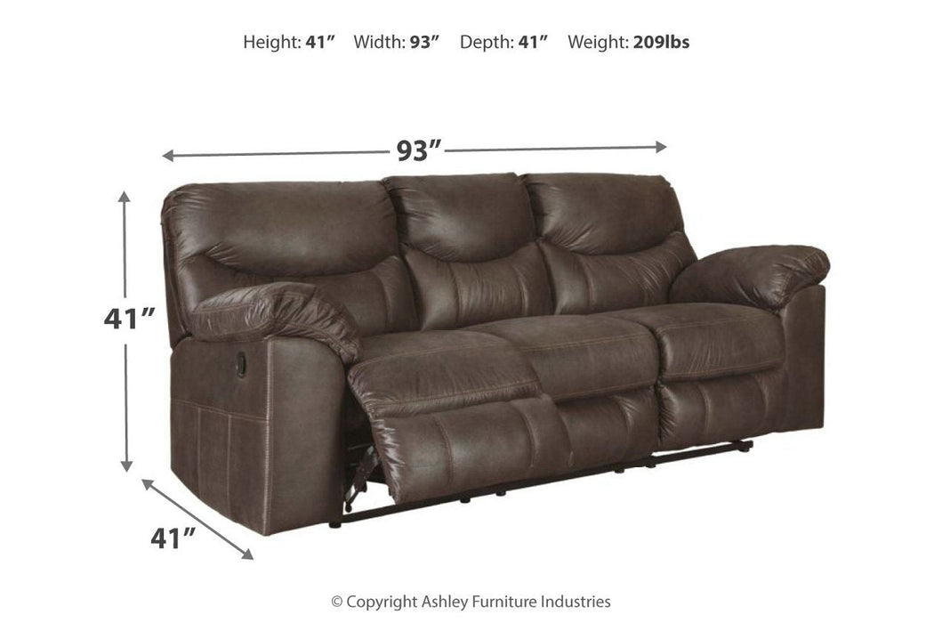 Boxberg Teak Reclining Sofa - Lara Furniture