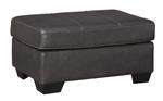 Morelos Gray Ottoman - Lara Furniture