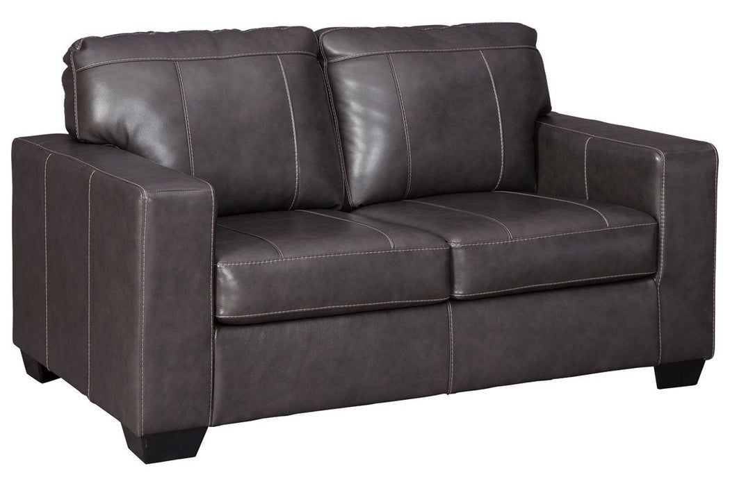 Morelos Gray Loveseat - Lara Furniture