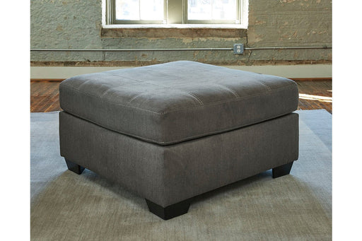 Pitkin Slate Oversized Ottoman - Lara Furniture