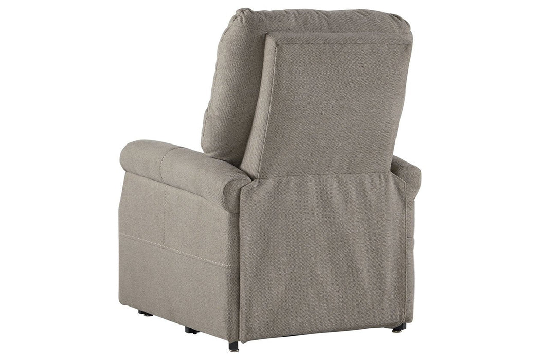 Markridge Gray Power Lift Recliner - Lara Furniture