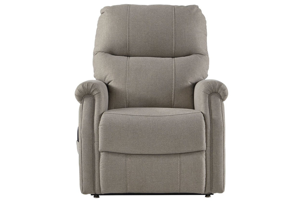 Markridge Gray Power Lift Recliner - Lara Furniture