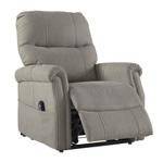 Markridge Gray Power Lift Recliner - Lara Furniture