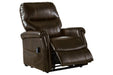 Markridge Chocolate Power Lift Recliner - Lara Furniture