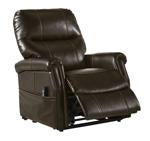 Markridge Chocolate Power Lift Recliner - Lara Furniture