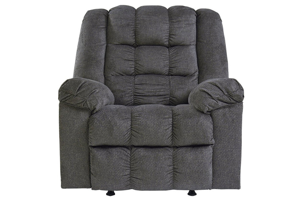 Drakestone Charcoal Recliner - Lara Furniture