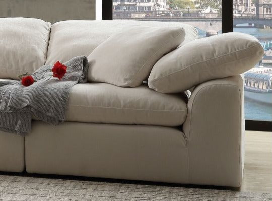 Naveen Ivory Sectional Set