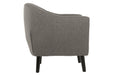 Klorey Charcoal Chair - Lara Furniture