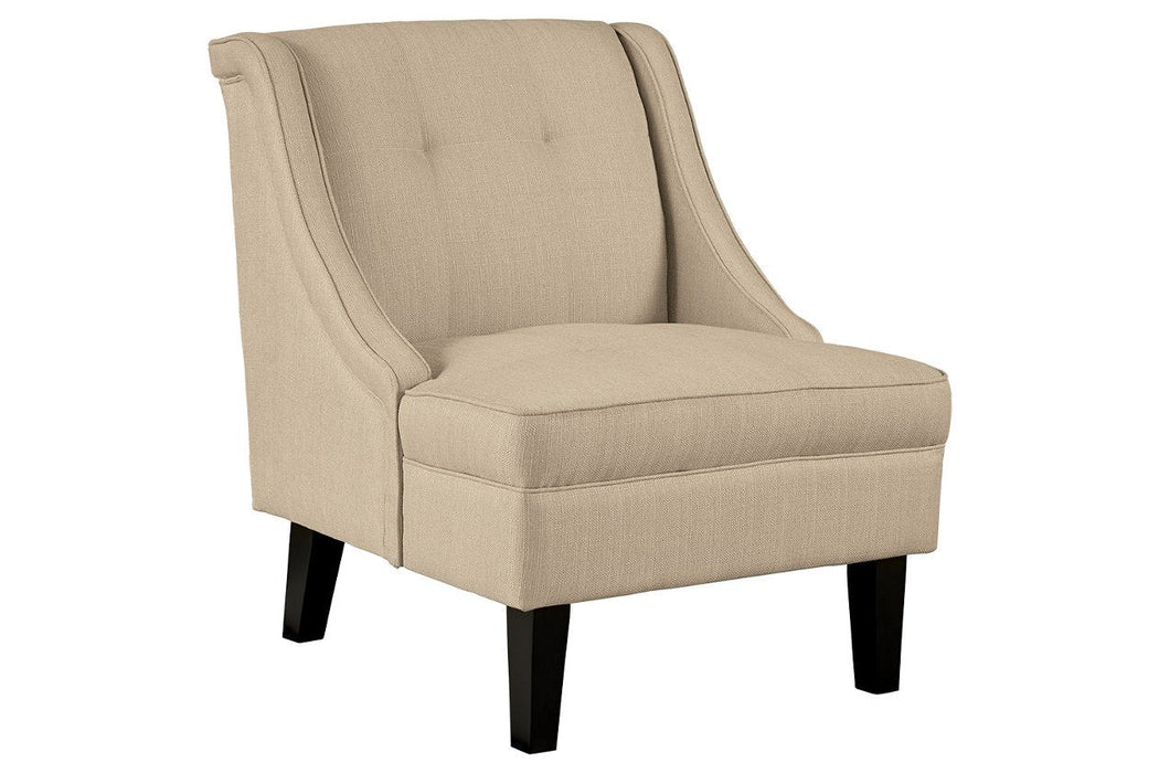 Clarinda Cream Accent Chair - Lara Furniture