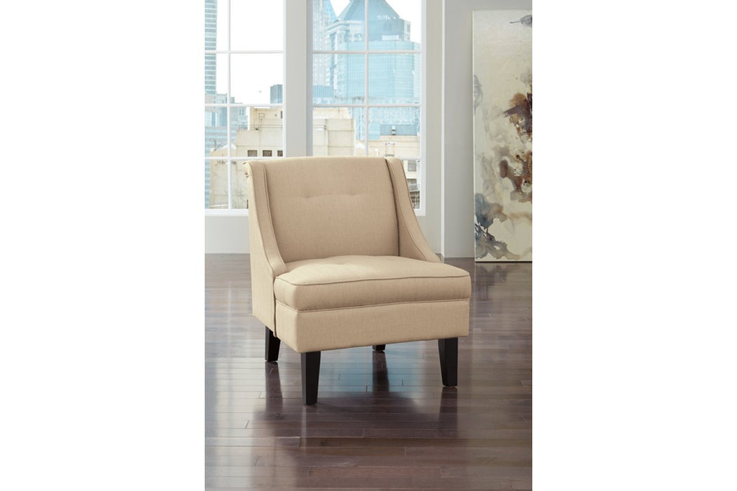 Clarinda Cream Accent Chair - Lara Furniture