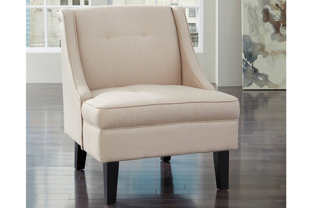 Clarinda Cream Accent Chair - Lara Furniture