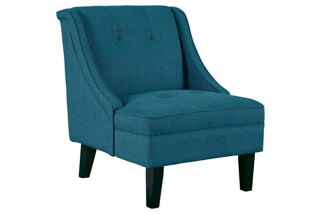 Clarinda Blue Accent Chair - Lara Furniture