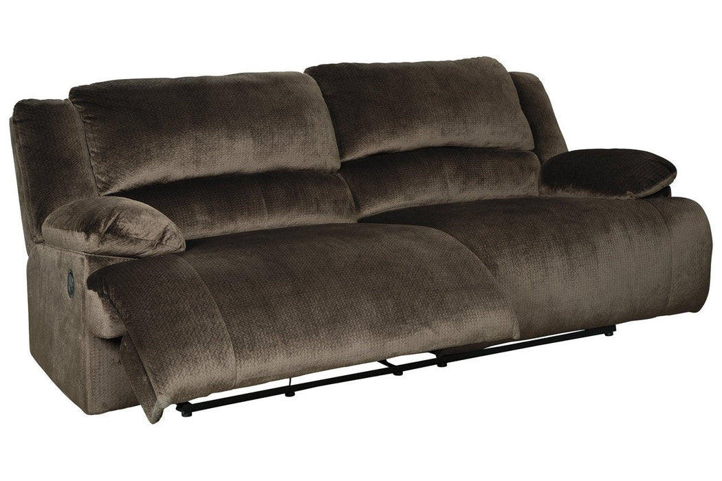 Clonmel Chocolate Reclining Sofa - Lara Furniture