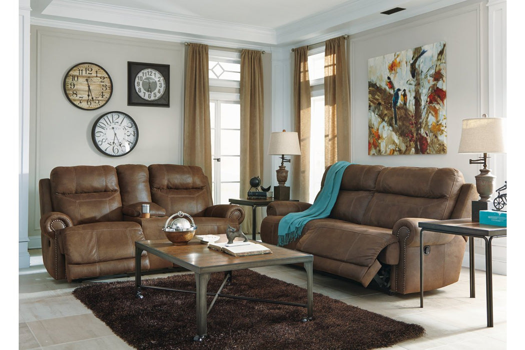 Austere Brown Power Reclining Sofa - Lara Furniture