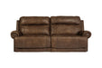 Austere Brown Reclining Sofa - Lara Furniture