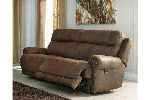 Austere Brown Reclining Sofa - Lara Furniture