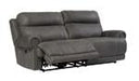 Austere Gray Power Reclining Sofa - Lara Furniture