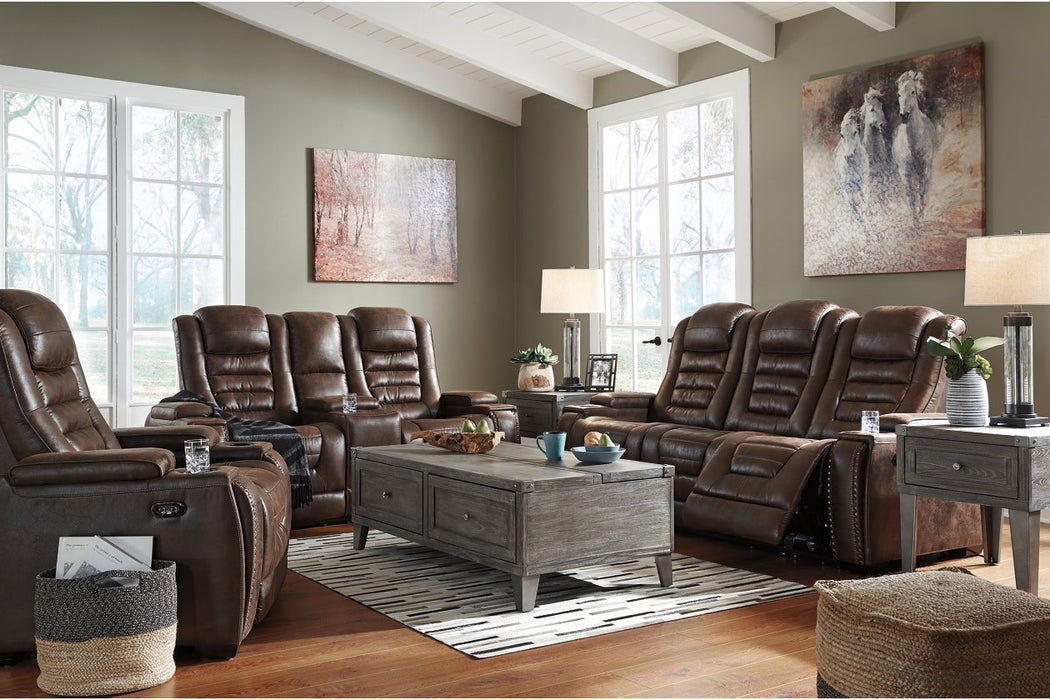 Game Zone Bark Power Recliner - Lara Furniture