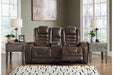 Game Zone Bark Power Reclining Loveseat with Console - Lara Furniture