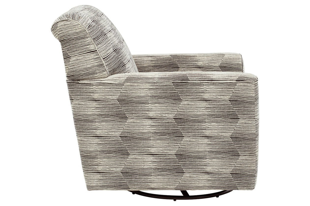 Callisburg Granite Swivel Glider Accent Chair - Lara Furniture