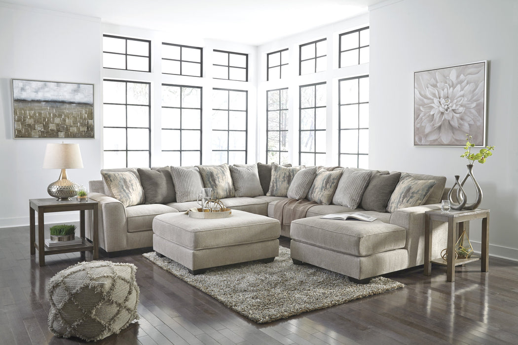 Ardsley Pewter RAF Sectional - Lara Furniture