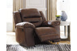 Stoneland Chocolate Recliner - Lara Furniture