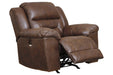 Stoneland Chocolate Power Recliner - Lara Furniture