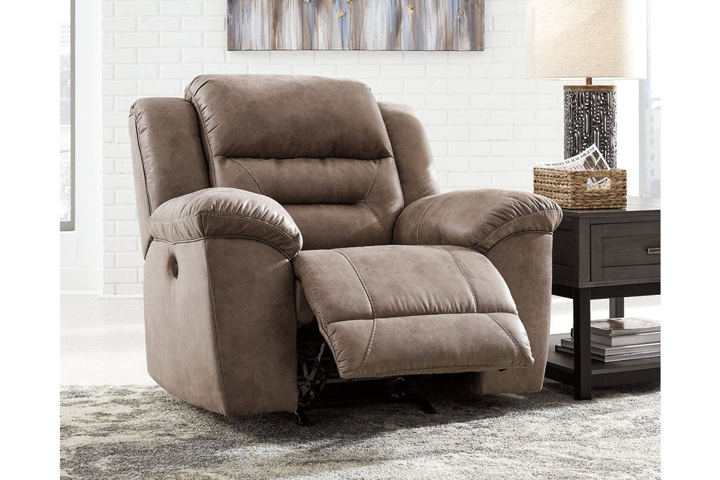 Stoneland Fossil Power Recliner - Lara Furniture