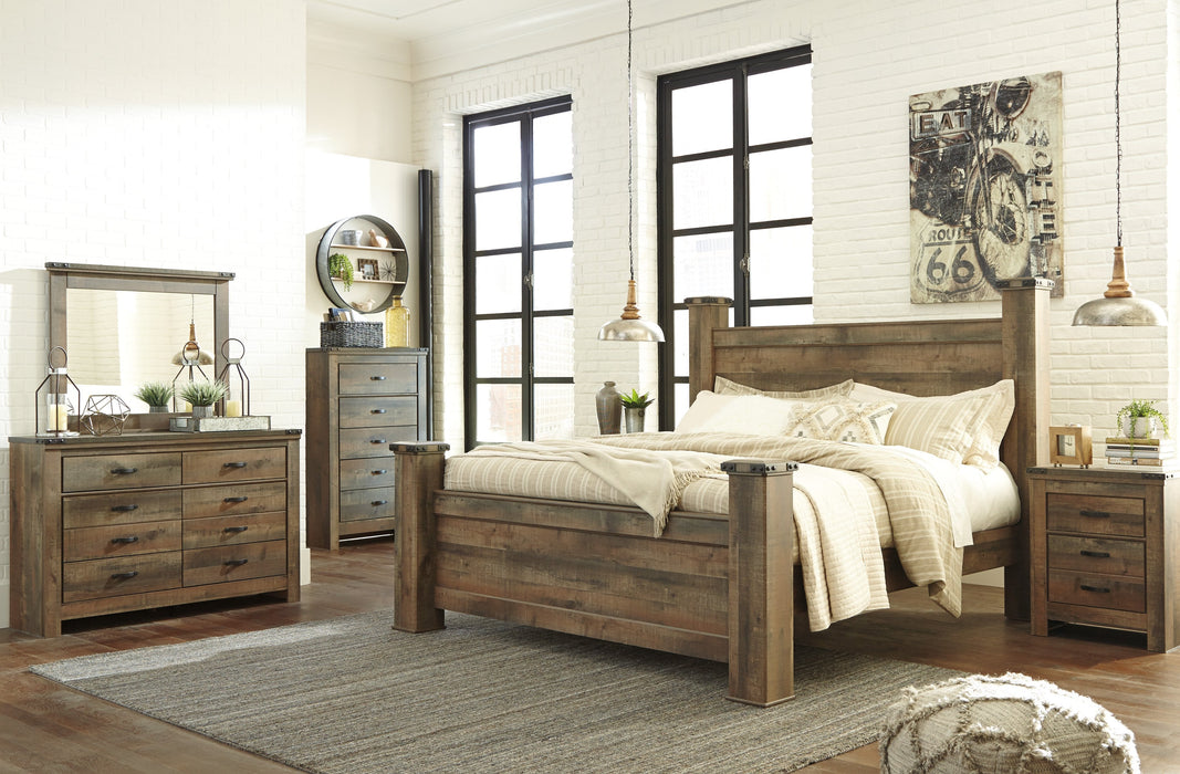 Trinell Brown Poster Bedroom Set