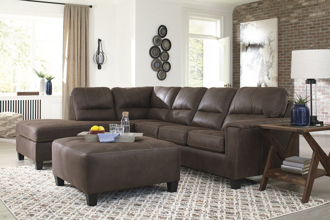 Navi Chestnut LAF Sectional