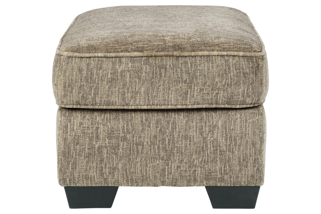 Olin Chocolate Ottoman - Lara Furniture