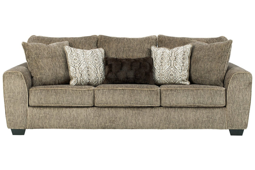 Olin Chocolate Queen Sofa Sleeper - Lara Furniture