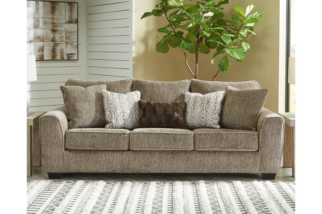 Olin Chocolate Queen Sofa Sleeper - Lara Furniture