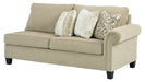 Dovemont Putty LAF Sectional - Lara Furniture