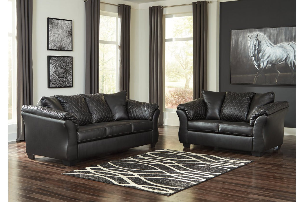 Betrillo Black Sofa - Lara Furniture