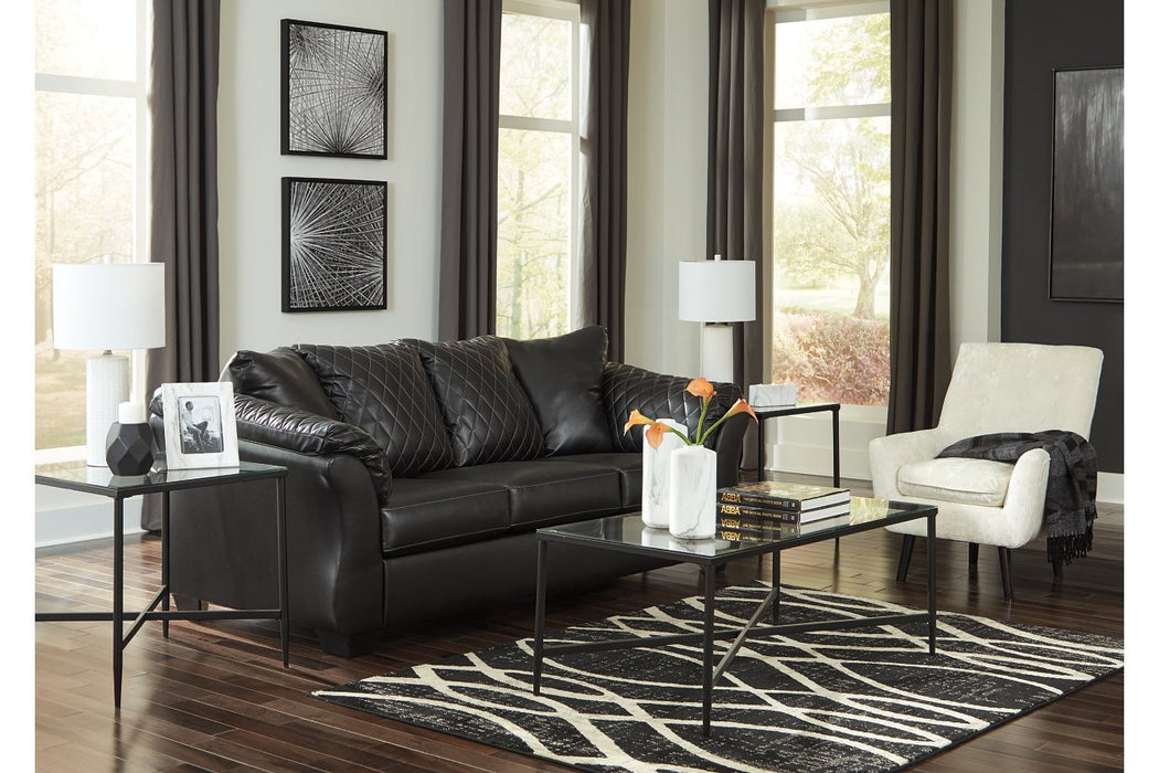 Betrillo Black Sofa - Lara Furniture