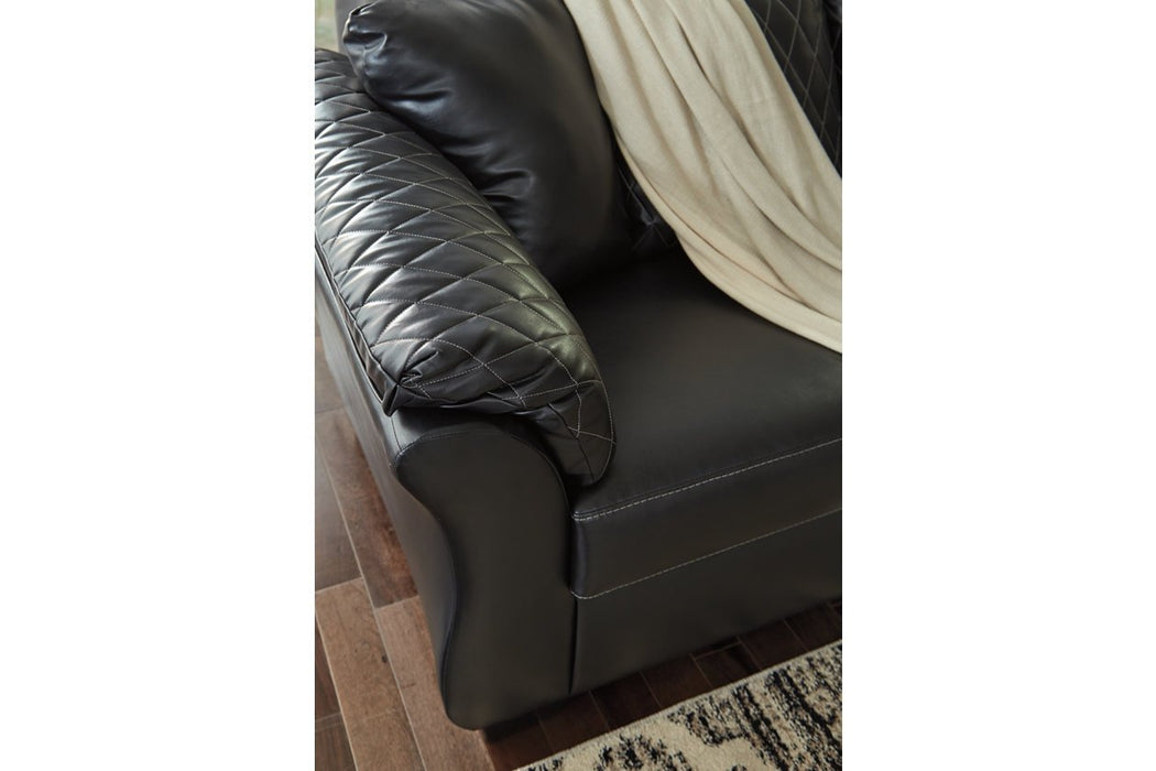 Betrillo Black Sofa - Lara Furniture