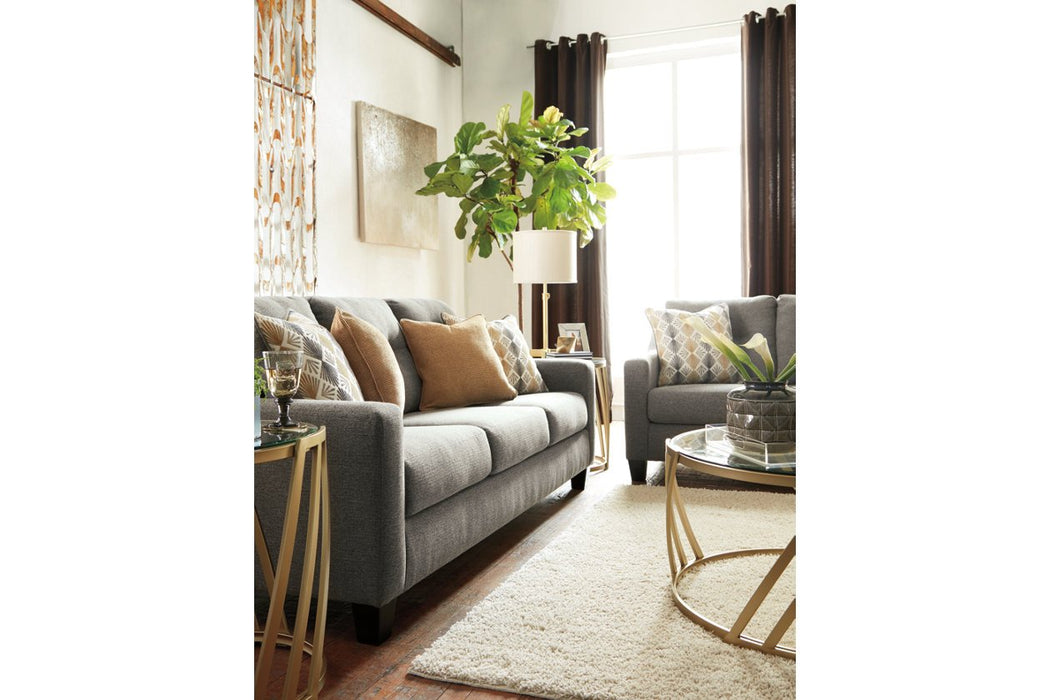 Daylon Graphite Loveseat - Lara Furniture