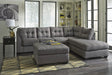 Maier Charcoal RAF Full Sleeper Sectional - Lara Furniture