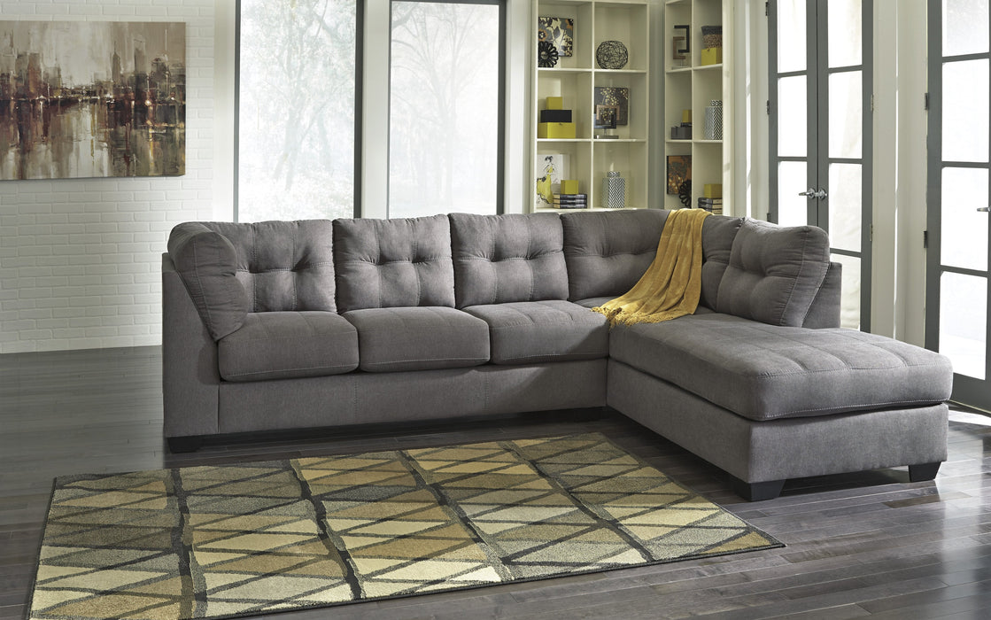 Maier Charcoal RAF Sectional - Lara Furniture