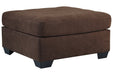 Maier Walnut Oversized Accent Ottoman - Lara Furniture