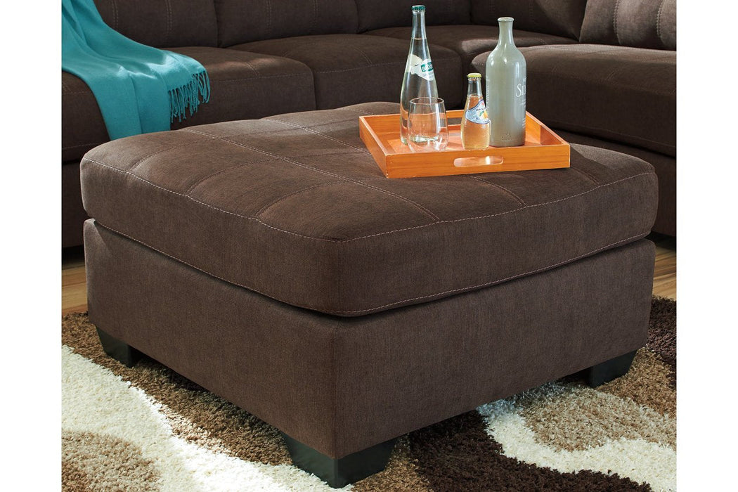 Maier Walnut Oversized Accent Ottoman - Lara Furniture