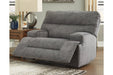 Coombs Charcoal Oversized Recliner - Lara Furniture