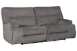 Coombs Charcoal Reclining Sofa - Lara Furniture